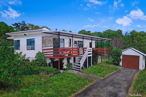 Custom painting of a house